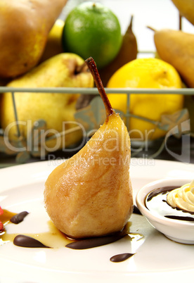 Poached Pear