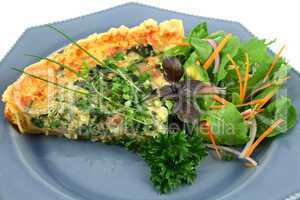 Spinach And Bacon Quiche