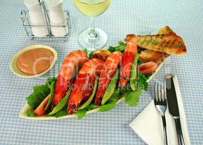 Shrimp And Rocket Salad