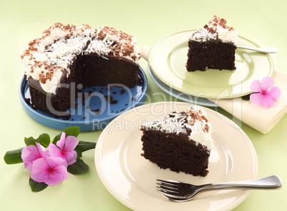 Sliced Mud Cake