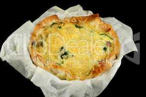 Spinach And Bacon Quiche 1