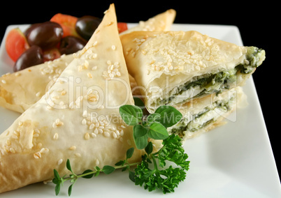 Spinach And Feta Parcels