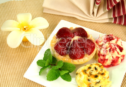 Strawberry Custard Tart