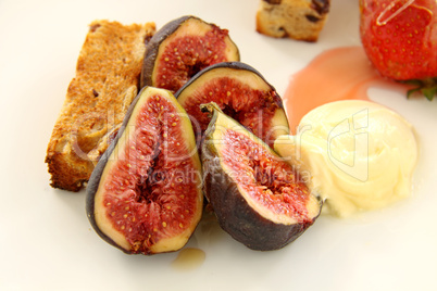 Figs Cream And Honey