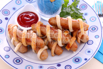 Sausages Wrapped In Pastry