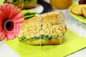 Curried Egg And Lettuce Roll