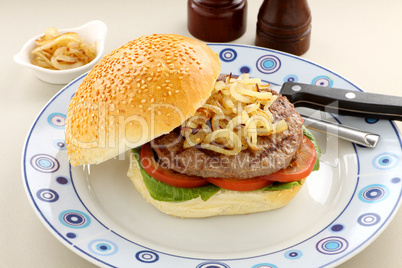 Hamburger And Onions