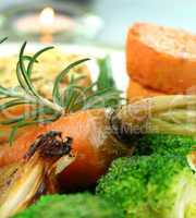 Baked Carrot And Rosemary