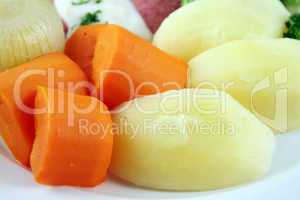 Boiled Carrots And Potatoes