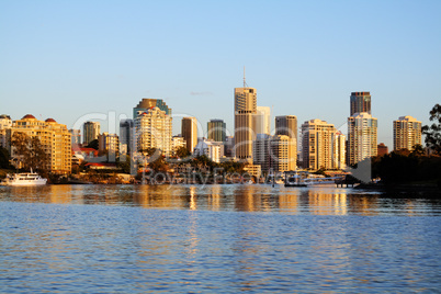 Brisbane City Skyline Australia