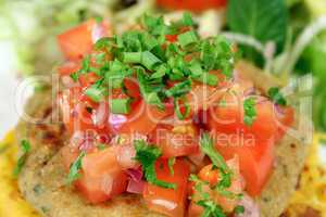 Diced Tomato Chives And Onion