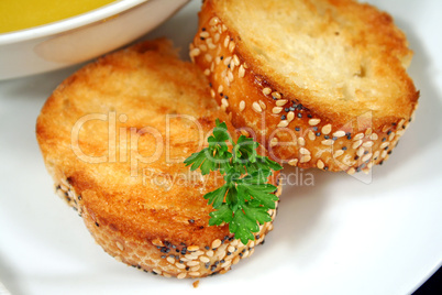 Garlic Infused Crusty Bread