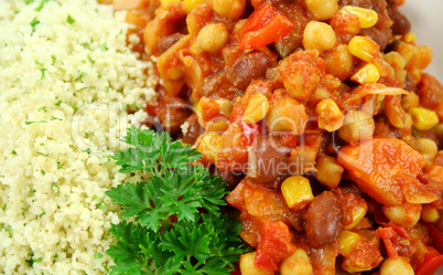 Couscous And Lentil Hotpot