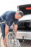 Man invites wheelchair into car