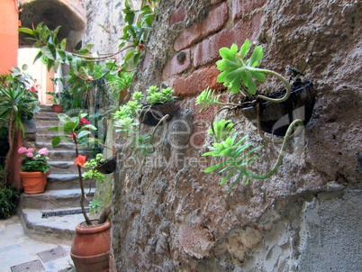 Village on Italian coast