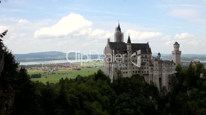 Schloss Neuschwanstein bei Füssen in Bayern