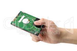 hard disk in hand