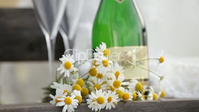 Daisies and champagne