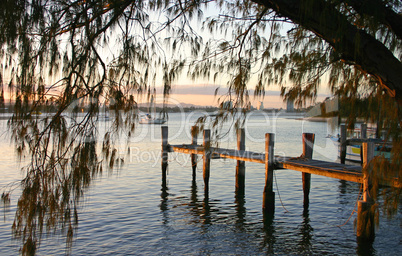 Jetty At Sunset