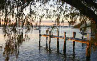 Jetty At Sunset