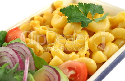 Macaroni Cheese And Salad