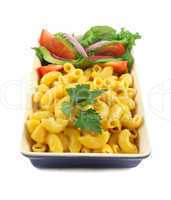 Macaroni Cheese And Salad