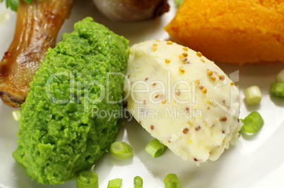 Mashed Peas And Potato