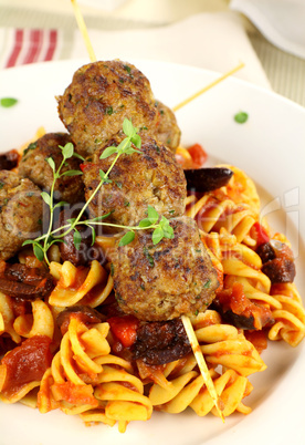 Meatballs And Pasta