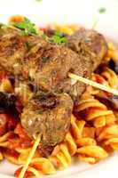 Skewers And Pasta