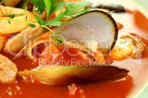 Mediterranean Seafood Soup