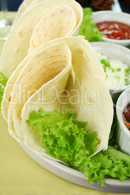 Tortillas And Lettuce
