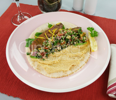 Middle Eastern Lamb Pita Bread