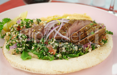 Middle Eastern Lamb Pita Bread