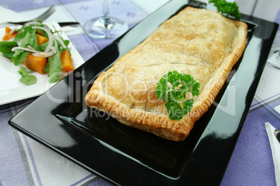 Mushroom And Leek Strudel