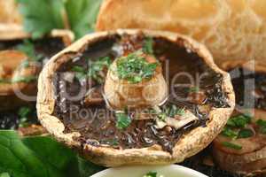 Mushroom With Melted Butter