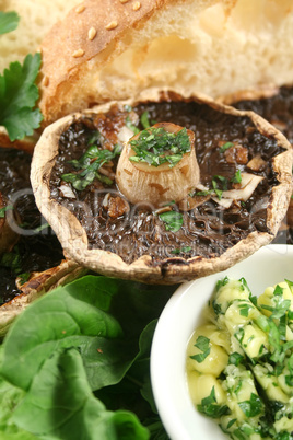 Mushrooms And Toast