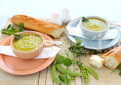 Pea Soup With mint