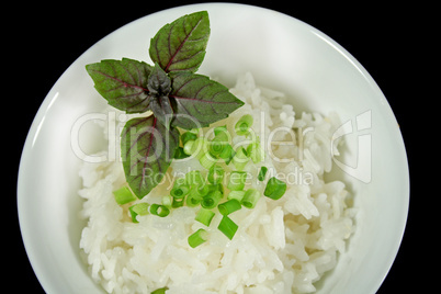Red Basil And Rice
