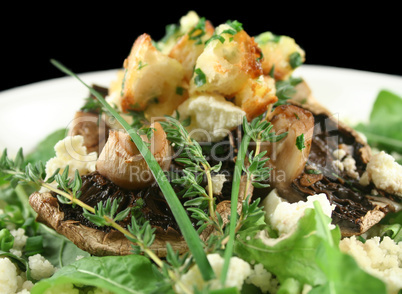 Mushrooms With Ricotta Cheese