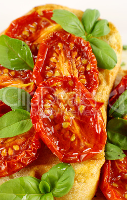 Roasted Tomato Bruschetta