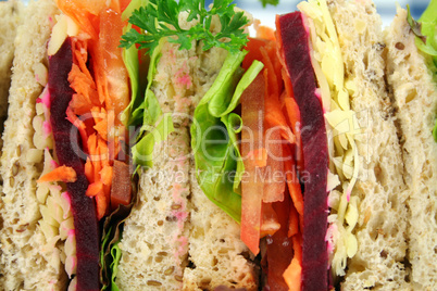 Salad Sandwich Background
