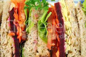 Salad Sandwich Background