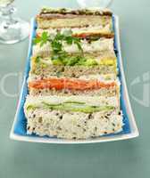 Plate Of Sandwiches