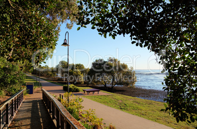 Side Walk By The Bay