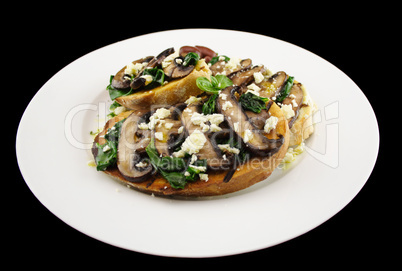 Mushrooms On Sour Dough