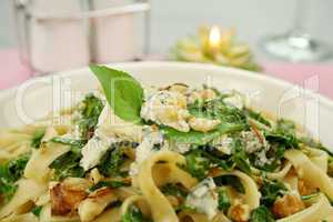 Spinach Fettucini