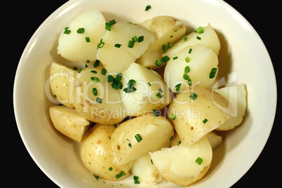 Steamed Potato And Chives