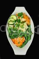 Steamed Vegetables With Cheese