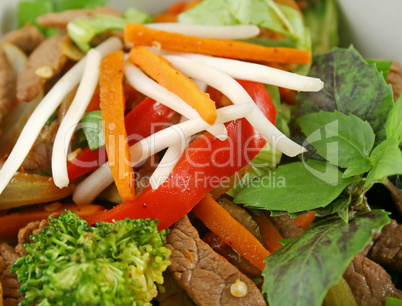 Stirfry Vegetables And Beef