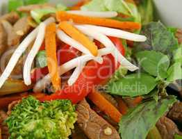 Stirfry Vegetables And Beef